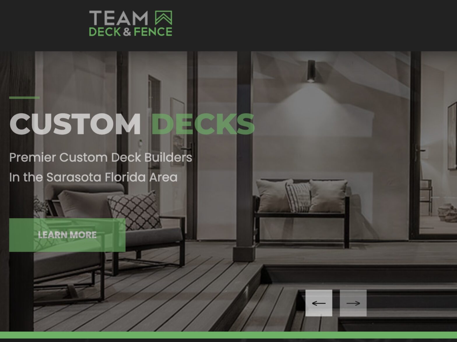 Photo of a Sarasota fence and deck company