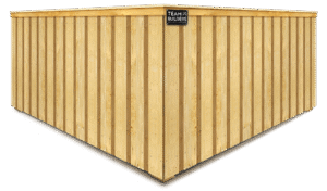 Photo of a wood fence from a Northern Sarasota FL fence company